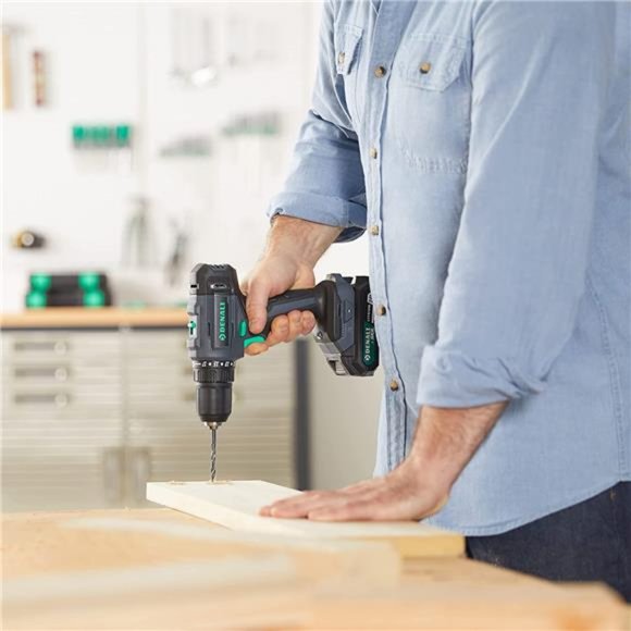 20V Drill Driver Kit with 36-Piece Bit Set, Includes 2.0Ah Lithium Battery - Picture 6 of 6